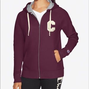 NWOT Champion Women’s Heritage zip fleece hoodie.